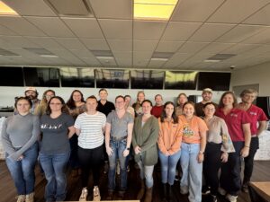A group of Equine Sciences students from the College of Central Florida stand together for a photo. (Photo Courtesy: TOBA)