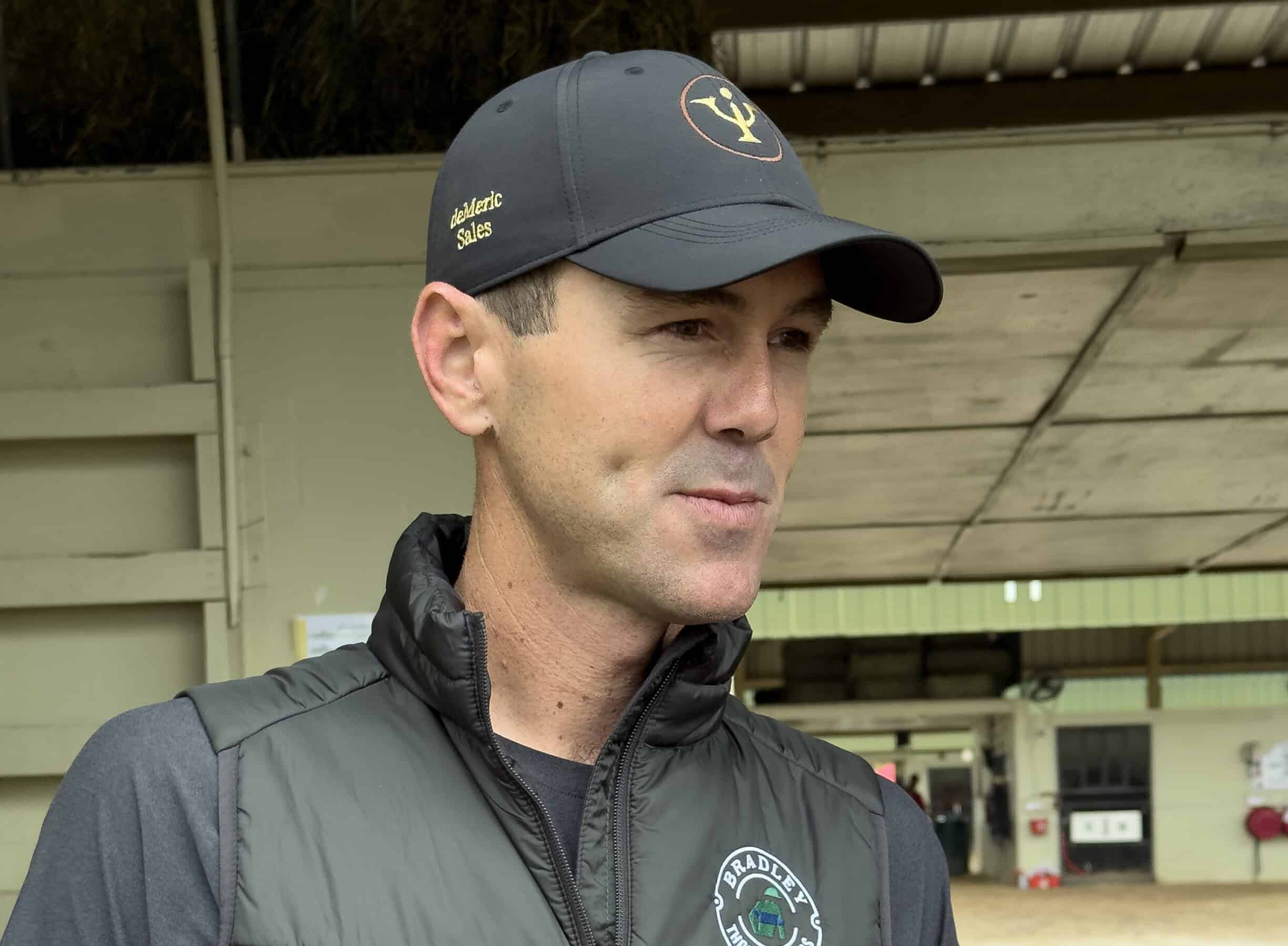 Headshot of Tristan de Meric at the 2025 OBS March 2 Year-Olds-in Training Sale. (Photo: ©OBS Sales)