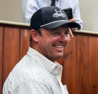 Headshot of Jesse Hoppel, smiling while attending the OBS June 2026 Sale. (Photo: ©Judit Seipert)